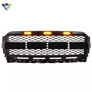 Ford Raptor F-150 2021 üçün İşıqlı Ön Barmaqlıq və Ön Bufer Mərkəzi Toru