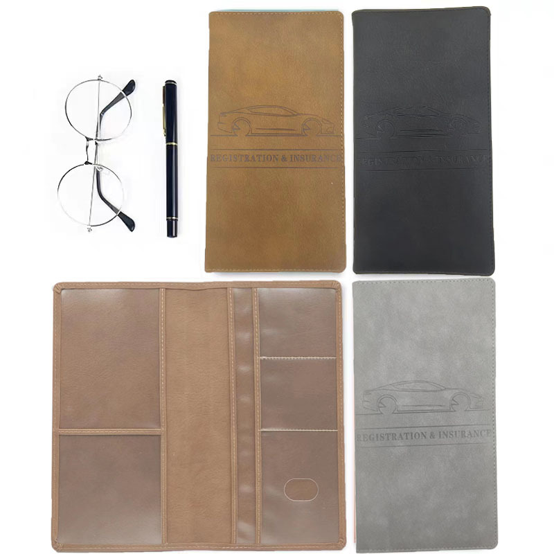 Nuevo multi-funcional coche ID titular pasaporte titular de la tarjeta de almacenamiento transfronterizo billete simple