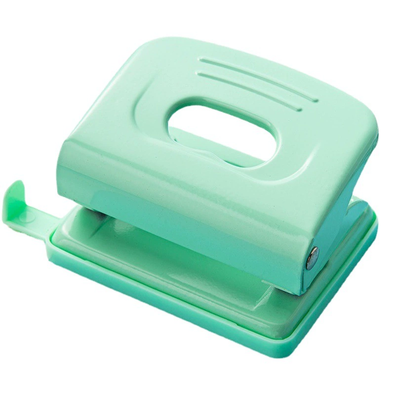 Macaron цветной круглый двойной дырочный штамповочный станок большой утолщенный штамповочный станок с вкладными листами офисное ручное круглое отверстие под давлением