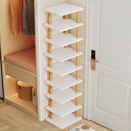 Shoe rack for home door indoor simple small narrow shoe rack vertical multi-layer space-saving storage artifact dormitory shoe cabinet