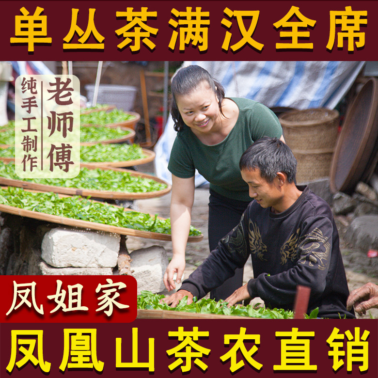 【凤姐家茶】2024新春茶 凤凰单枞茶 乌岽鸭屎香宋种潮州单丛茶叶