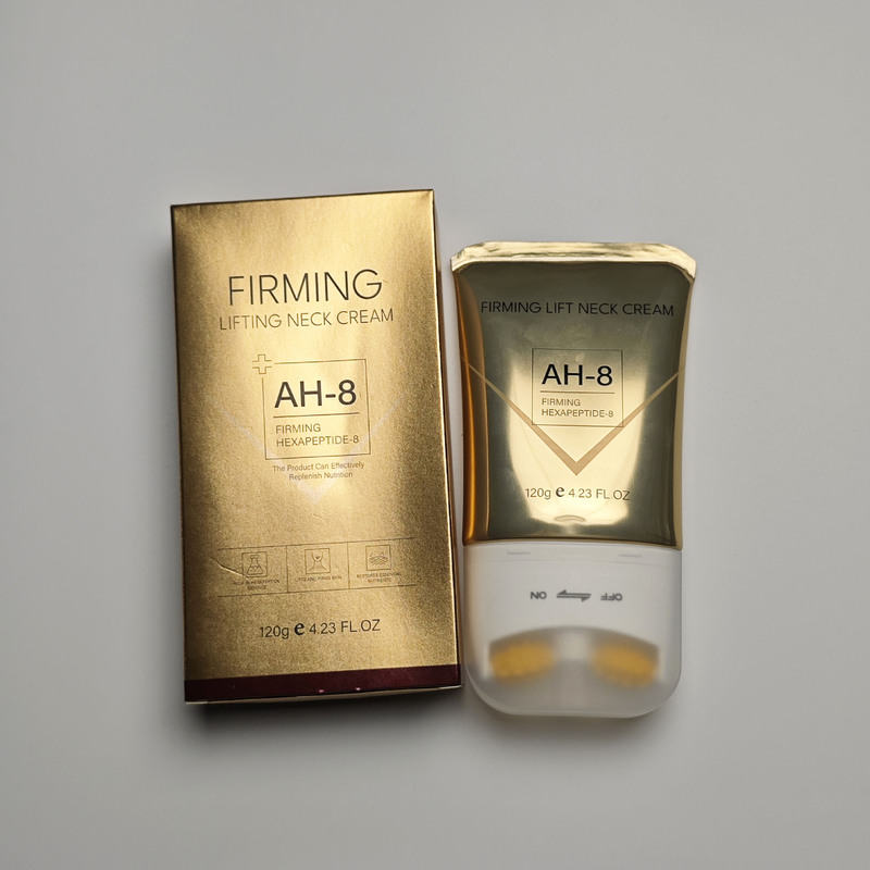 跨境保湿滚轮按摩颈霜 AH-8 Firming Neck Cream颈部紧致滚轮霜|undefined