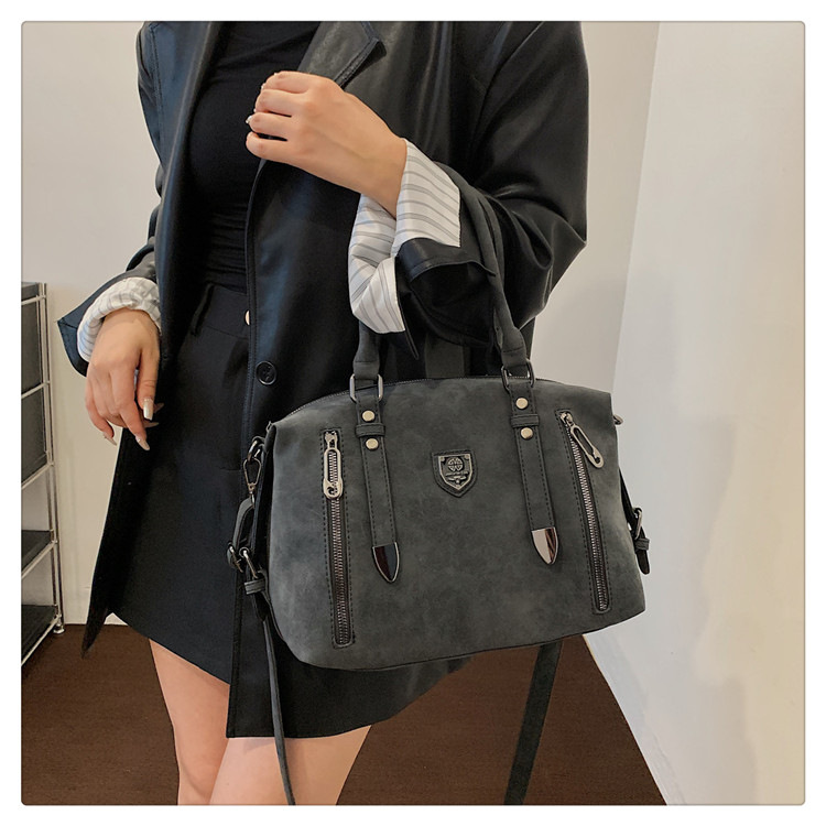 New cross-border foreign trade women's bag 2024 Retro casual handbag, European and American trend single-shoulder crossbody bag, tote bag for women undefined