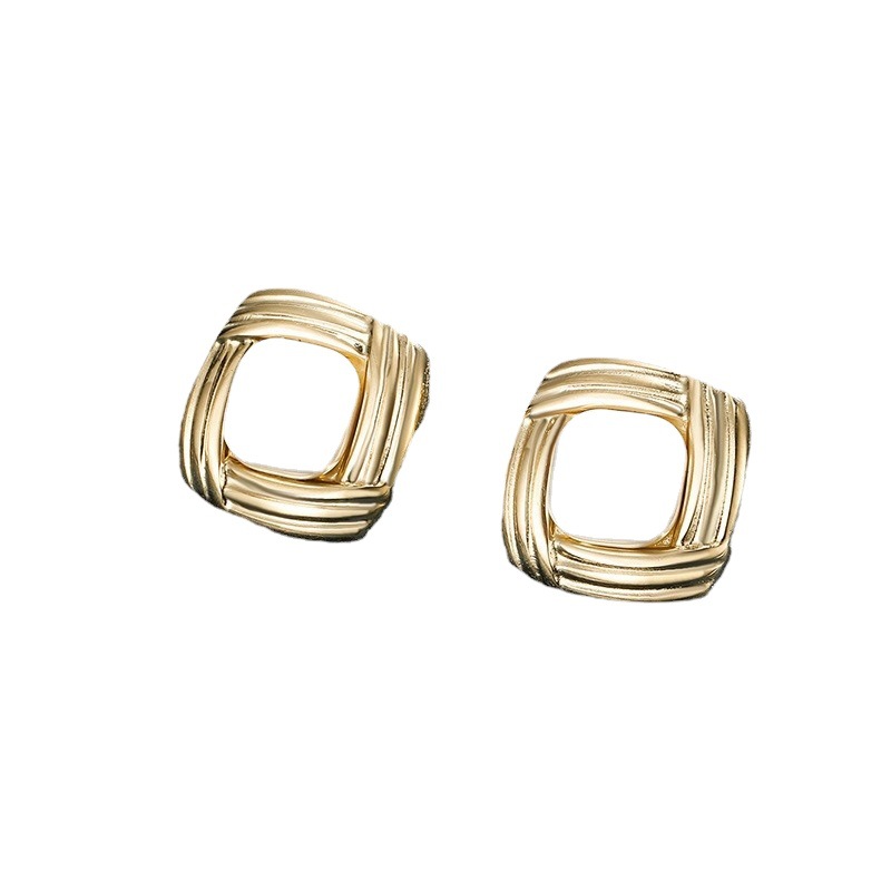 Xuping joyería nuevo estilo francés pendientes de acero inoxidable perlas de moda moda temperamento pendientes retro transfronterizos