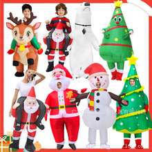 跨境复活节衣服搞笑小丑圣诞节充气服舞会角色扮演动物充气人偶服