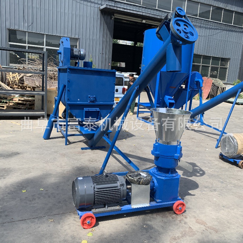 秸秆稻壳饲料颗粒制粒机 350型环膜饲料机 动物养殖饲料颗粒机
