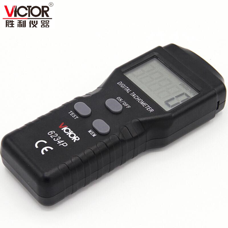 胜利仪器（VICTOR）VC6234P 接触式转速表 光电数字测速表