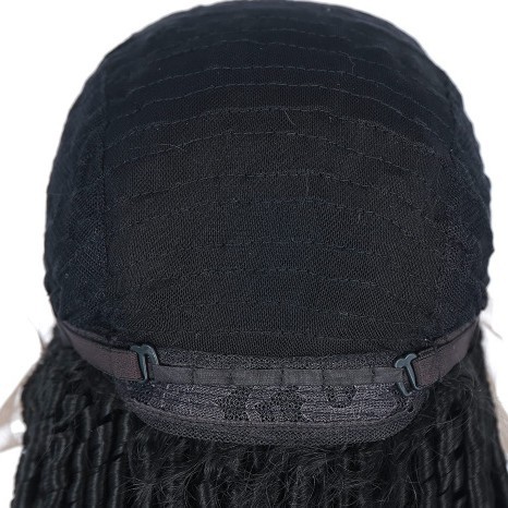 Women's artificial twist crochet wig