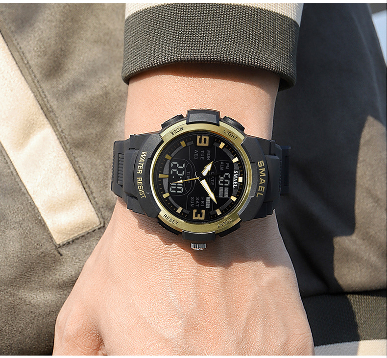 New Hot Selling Watch SMAEL Casual Fashion Watch Alloy Multifunctional Waterproof Outdoor Men's Detachable Electronic Watch_voghion.com