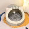 Special price and flash sale, Soft Gray Cat + Soft Cushion [Soft and Comfortable]