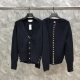 TB Factory Direct Camp Fall/Winter New Back Gold Button Five Button Wool Cardigan Casual V-Neck Men's and Women's Cardigan