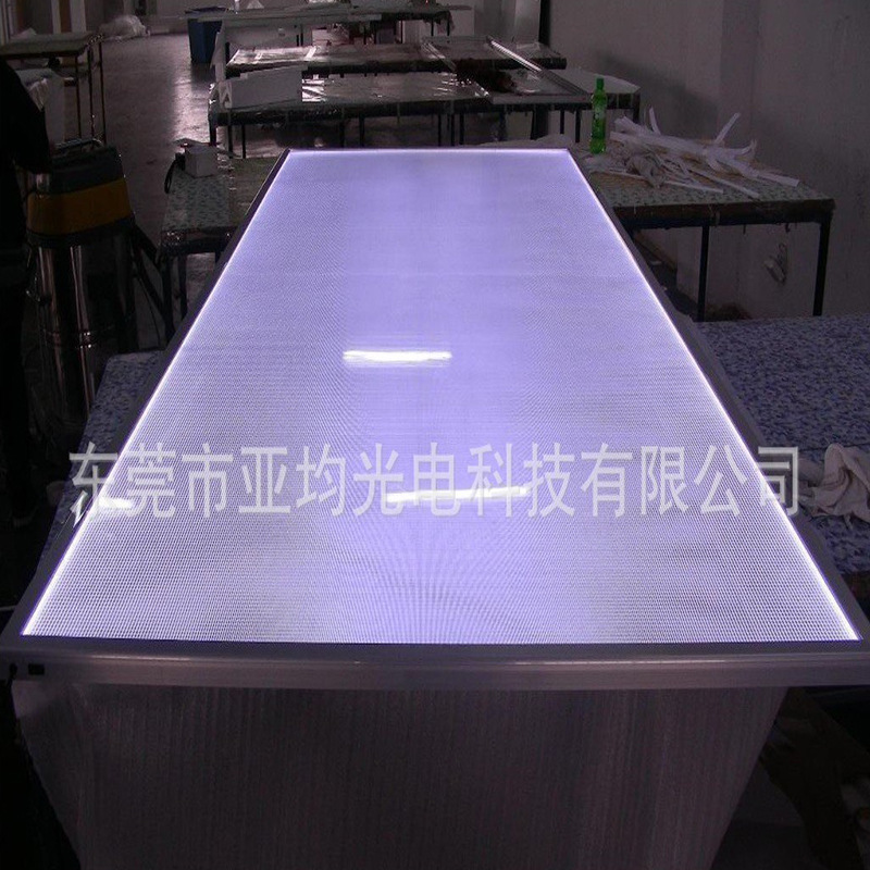 厂家直销LED奢石发光板大理石亚克力导光板支持尺寸背面磁铁