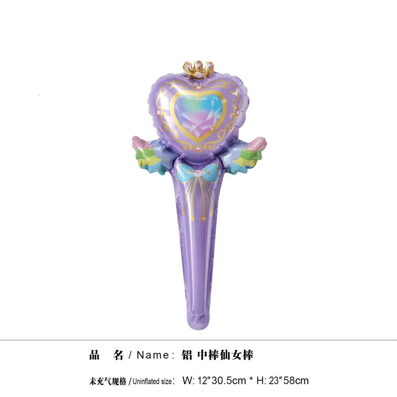 사랑의 천사 작은 마술 요정 마술 지팡이 보라색