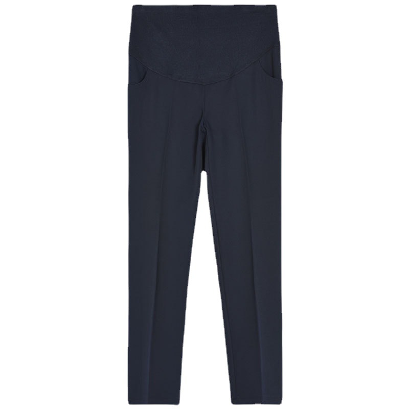 妊婦のズボンは春夏秋冬に直筒スーツのズボンを入れて仕事をします。