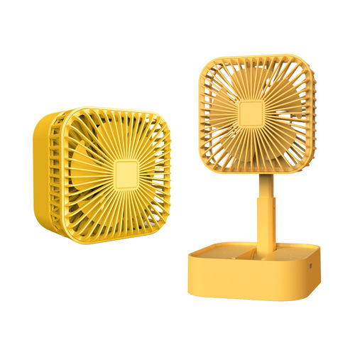 Desk Mini Folding Retractable USB Charging Fan Silent Portable Fan Cross-Border Amazon Manufacturer Wholesale