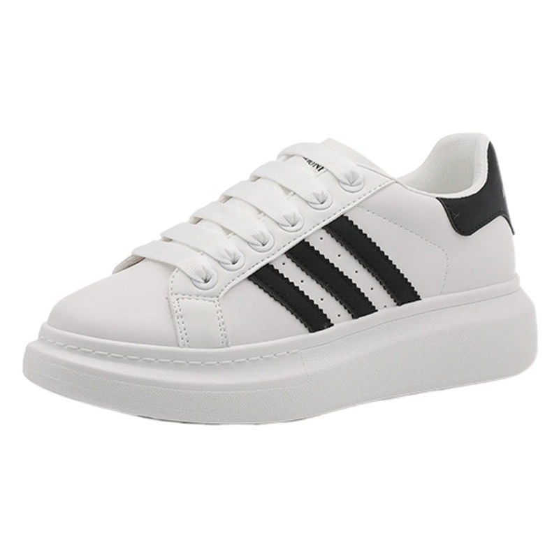 2025 весенние новые белые туфли McQueen, женские студенческие туфли в корейском стиле на толстой подошве, женская обувь интернет-знаменитостей, повседневная обувь, стиль для пар C29