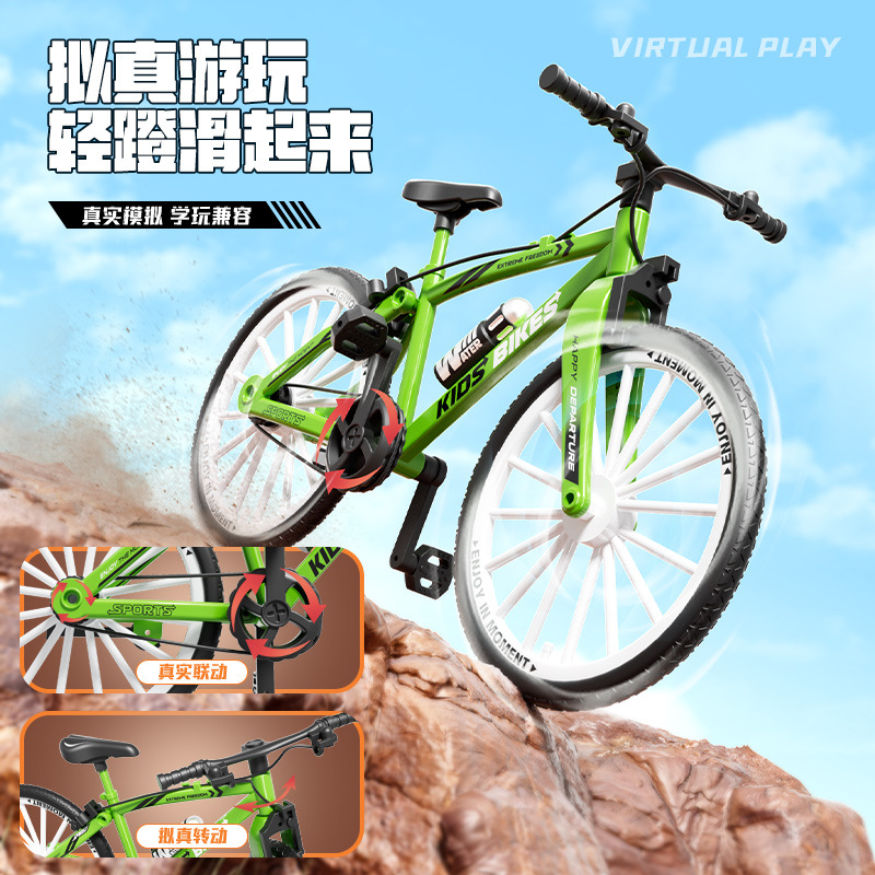 Modelo de bicicleta de simulación transfronteriza decoración creativa decoración de escritorio accesorios accesorios juguetes para niños