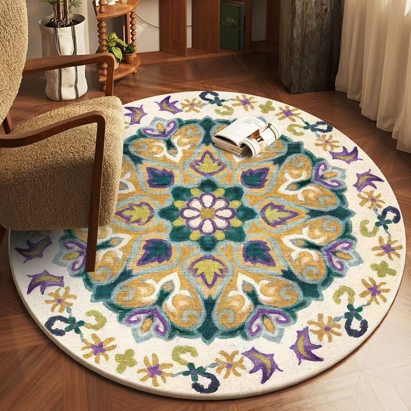 Tappeto persiano stile nordico vintage per salotto e casa_voghion.com