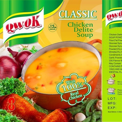 供应出口型袋装鸡味汤粉chicken soup