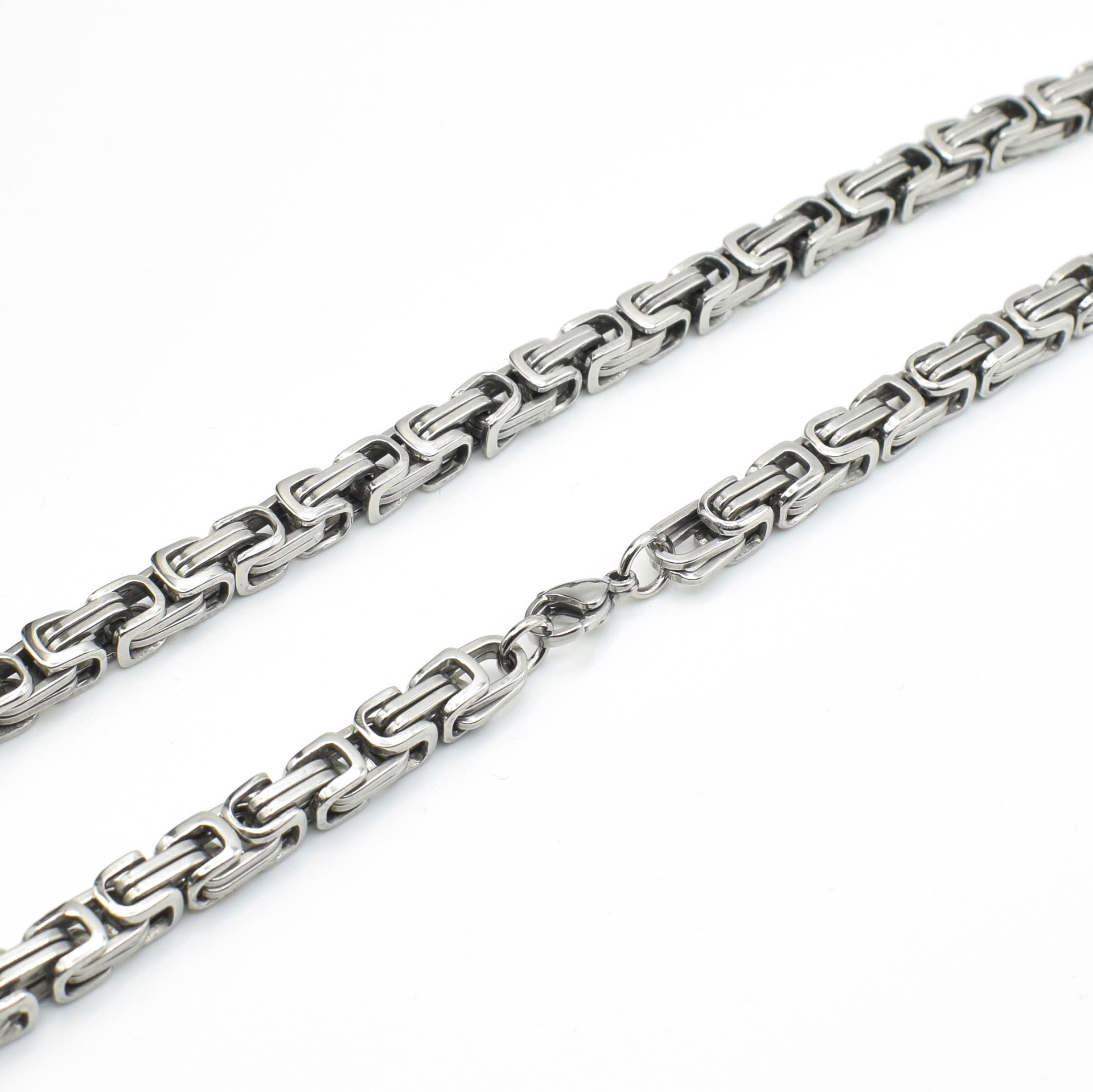 Emperor Byzantine Necklace For Men In Stainless Titanium Steel_voghion.com