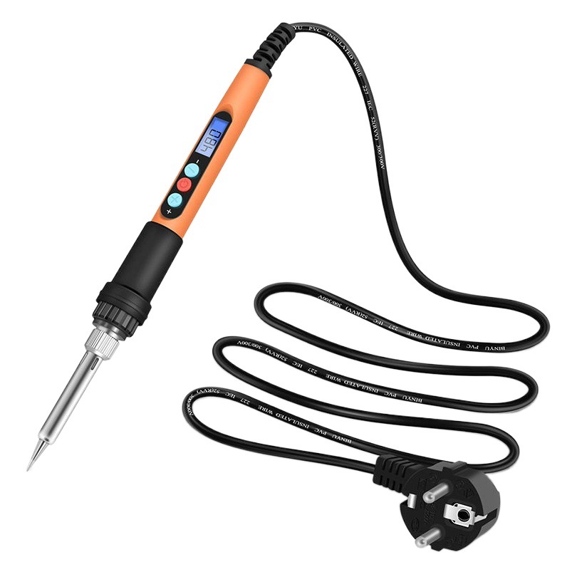 Caliente transfronterizo de soldadura eléctrica hierro 90W ajustable temperatura constante de soldadura eléctrica de hierro pantalla digital de soldadura eléctrica de hierro interior calefacción eléctrica soldadura