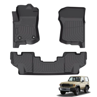 北美适用于Toyota Landcruiser71 LC71丰田酷路泽跨境TPE脚垫定制