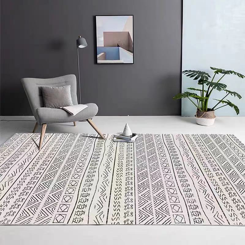Alfombra para sala de estar de estilo bohemio, alfombra para mesa de centro, alfombra para dormitorio, alfombra para la entrada, se puede enviar en nombre de terceros. image 12