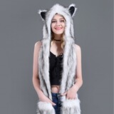 (Трансграничная торговля), зимняя мультяшная шапка, шарф, перчатки, Amazon