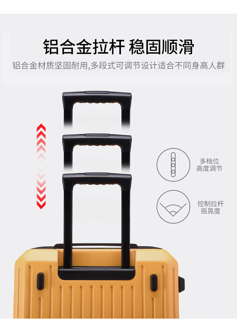 Wulun Large Capacity Trolley Luggage with Universal Wheels Travel Suitcase International Trip 30 Checked Baggage TSA Lock Carry-On Luggage 20 Inch