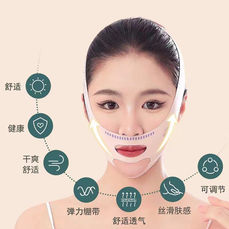 やせた顔の包帯v顔の引き上げは顔の法律の紋様の双あごを引き締めて顔の睡眠のマスクを改善して神器を引き延ばします。