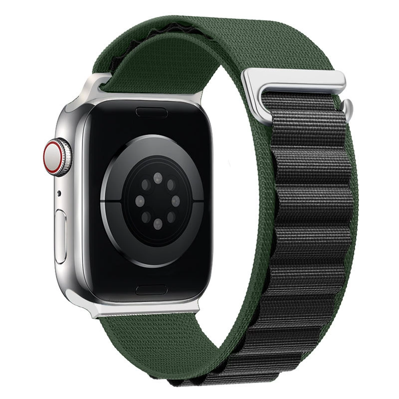 Apple, нейлоновый ремешок для часов, "Mountain cloud" чай, 49 мм