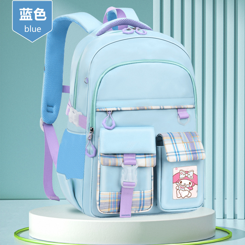 Mochila escolar de niñas para estudiantes de secundaria secundaria y secundaria, mochila de hombro ligera impermeable de gran capacidad para niños de grado 36