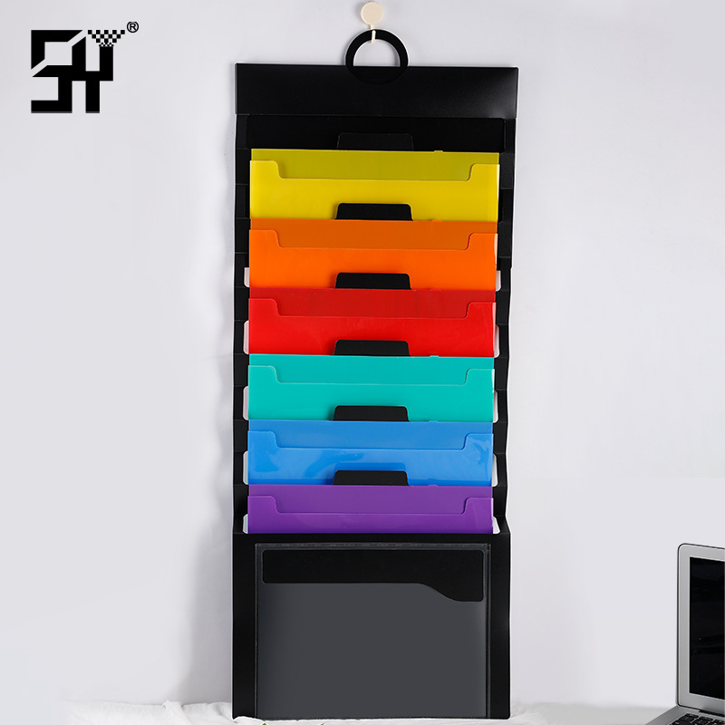 Hanging Organ folder student multi-function Color 6 a4 Package Portable package Storage bag