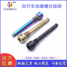 山地自行车螺纹插销螺丝M4内六角钛合金碟刹夹器螺丝钉螺栓手拧