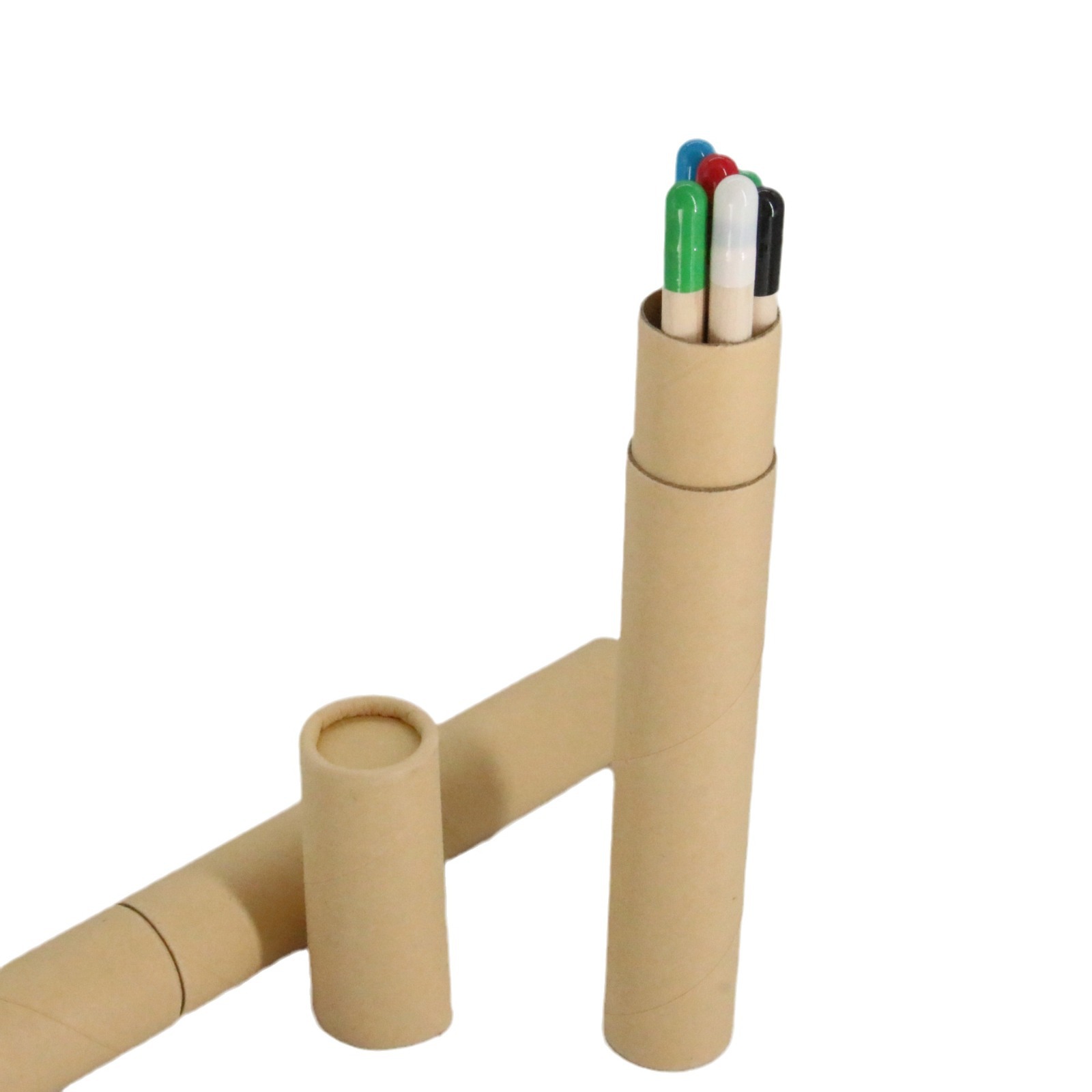 Fábrica creativa semilla lápiz 6 piezas barril papelería más que traje trasero tarjetas en ciernes lápiz impresión logo