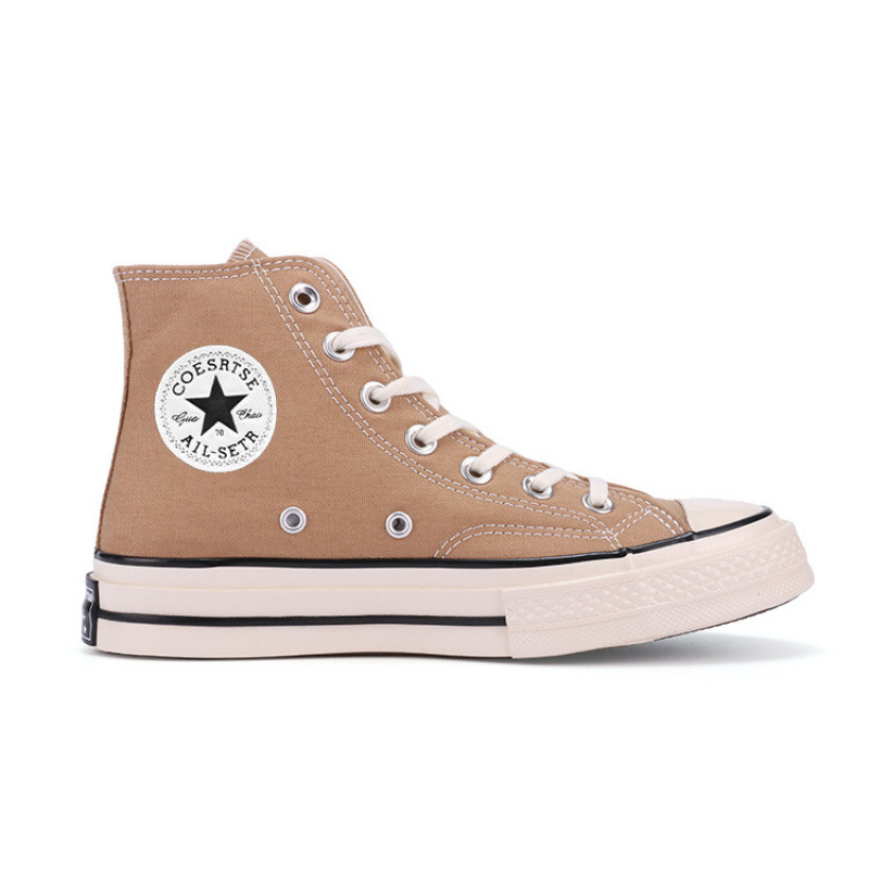 Meiji Conway de los años 1970 zapatos de lona de pareja alta mujer estrella clásica baja zapatos deportivos casuales skate hombre image 18