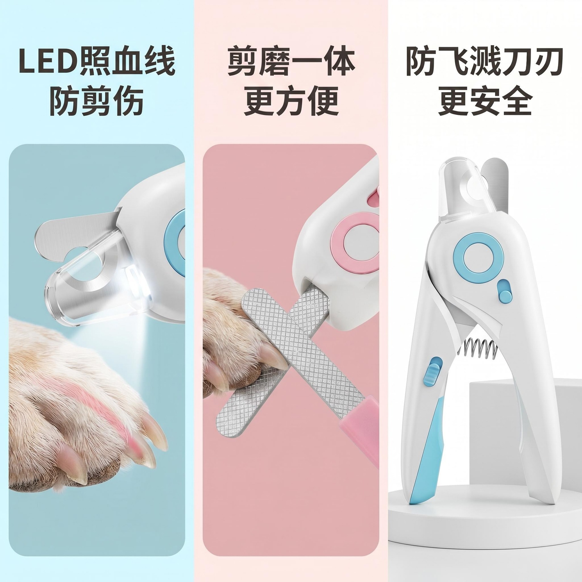 Cortadoras de uñas para gatos, cortadoras de uñas para perros, cortadoras de uñas especiales para conejos, artefactos mágicos, tijeras de uñas para gatos, tijeras de uñas para mascotas