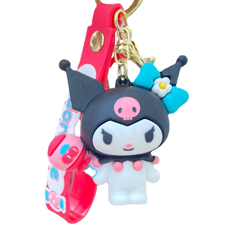 Sanrio Cherry secreto llavero lindo coolomi mochila colgante coche llavero pequeño regalo al por mayor