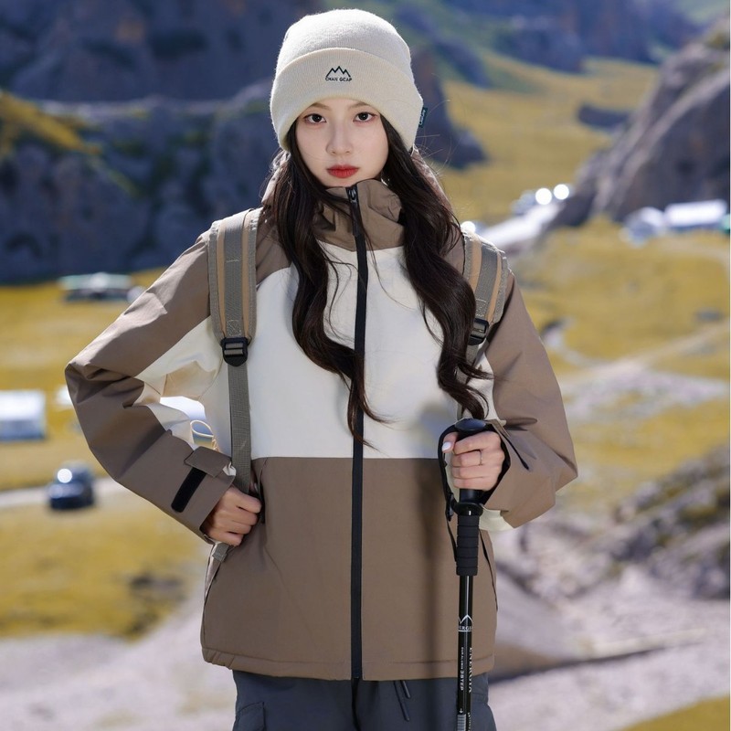 堆堆帽女帽户外登山防风帽秋冬包头针织帽护耳韩版冷帽时尚月子|undefined