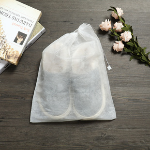 Non-woven storage bag shoe storage drawstring travel storage bag dustproof non-woven shoe bag