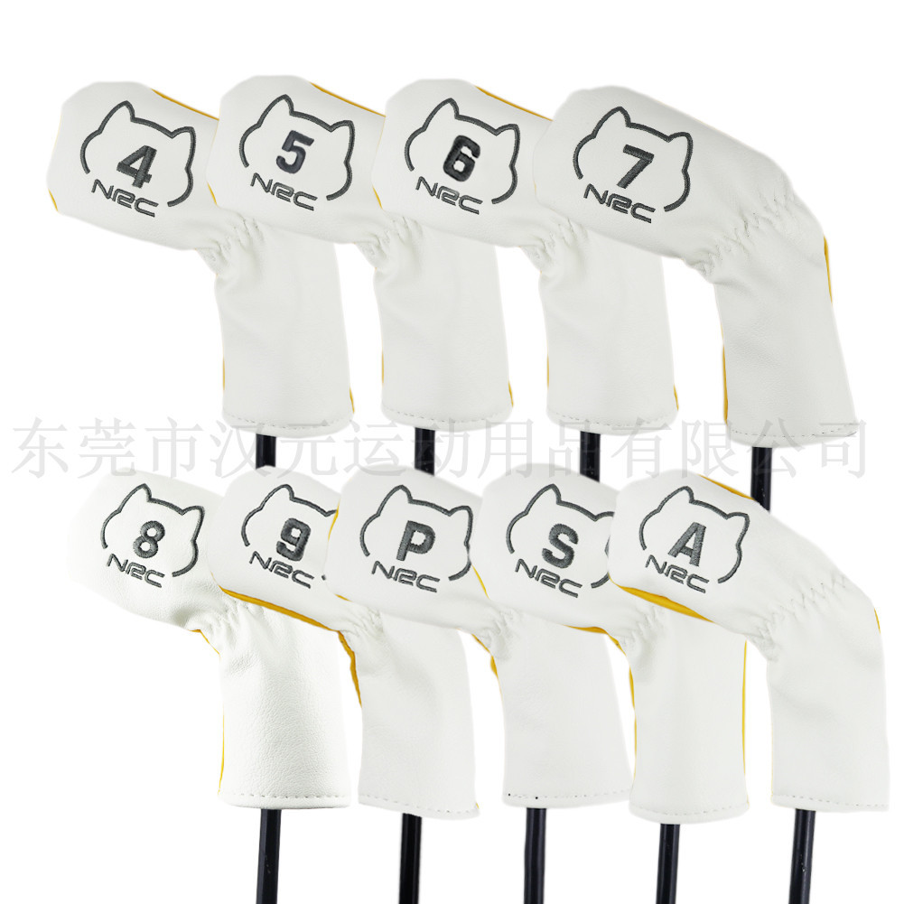 Nuevo Golf Club cubierta de madera cubierta del club cabeza de bola cubierta protectora impermeable pu Shiba inu lindo animal