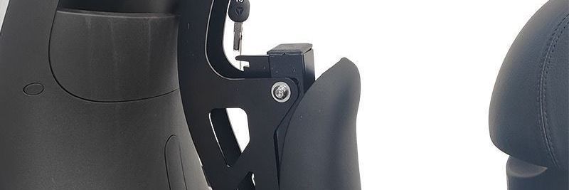 Baby electric vehicle compatible foldable safety seat, front-mounted child seat suitable for Yadea and Aima, default cotton option
