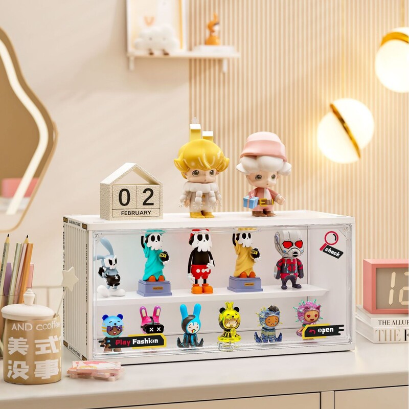 コンテナタイプの手作り収納ケースバブルマットデスクトップブラインドケース|undefined