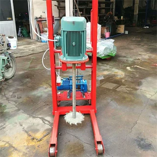 塑胶跑道胶水搅拌机运动场铺设搅拌设备彩色颗粒搅拌机涂料搅拌机