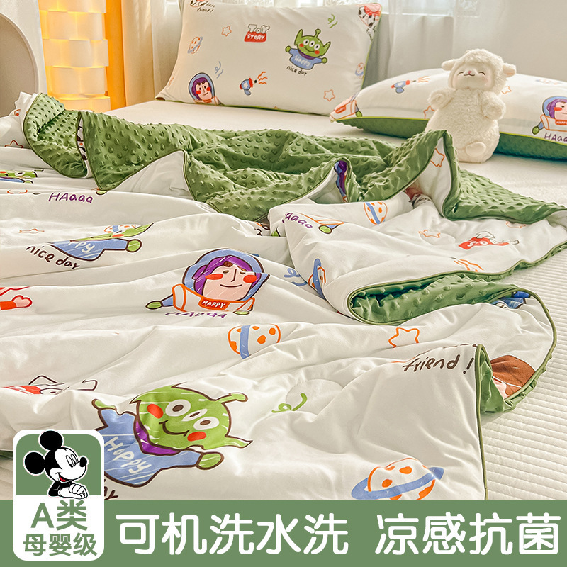 エアコンキルト、夏用涼しいキルト、夏用薄手キルト、子供用大豆繊維キルト、幼稚園用サマーキルト、コアビーンキルト、春秋用キルト|undefined