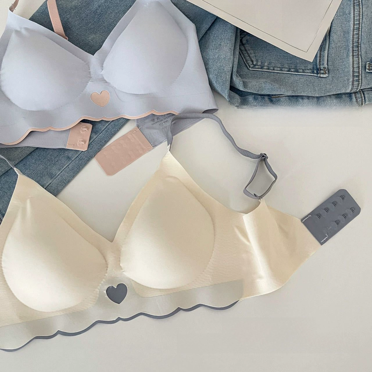 С underwear поддерживающая push up бюстгальтер, беспроводной бюстгальтер, топ-бюстгальтер