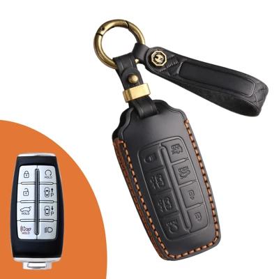 Genesis GV80/G90 Car High-grade | Car key bag - 8-keys-black