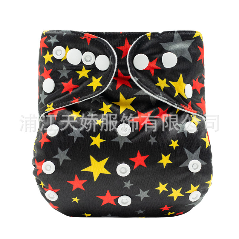 メーカークロスボーダー赤ちゃんおむつ洗える尿不湿通気性プリントトレーニングパンツcloth diaper|undefined