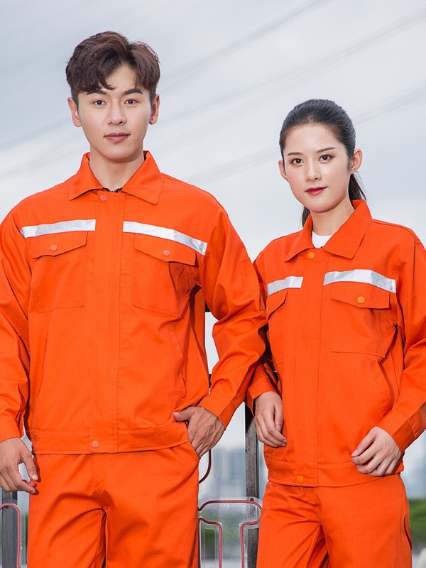 Trajes de trabajo de algodón primavera y otoño ropa de protección contra el desgaste gruesa barra reflectante taller de soldadura personalizada