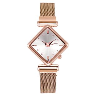 Douyin Popular Women's Simple Fashion Personalized Rhombus Watch Bracelet Fashion Combination Set Factory Ready Stock Wholesale